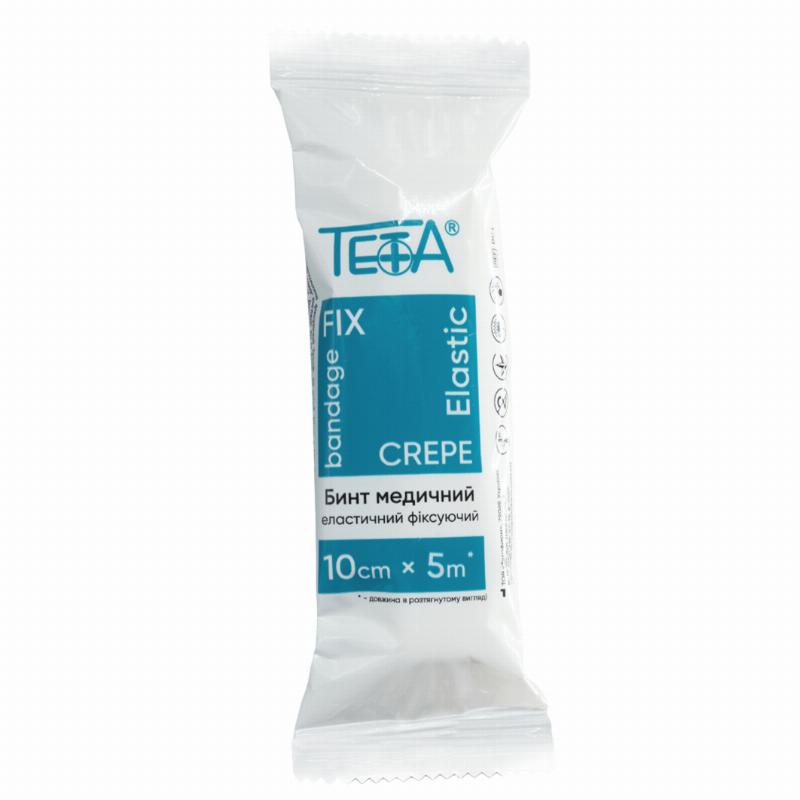 Бинт еластичний фіксуючий Teta®, 10cm x 5m